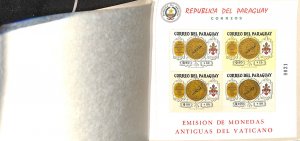 Paraguay 1964, Eucharistic congress s/s in booklet, MUESTRA, MNH