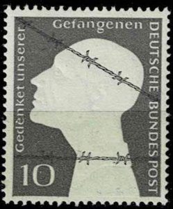 Germany 1953,Sc.#697 MNH, Prisoner behind barbed wire