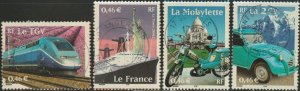 France, #2881b-e Used From 2002  short set