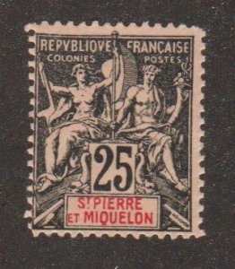 St. Pierre & Miquelon - Scott # 70 - MH