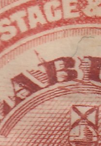 Labuan a MH 1902 $1 with flaw (line through B)