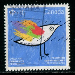 B23 Canada P+10 Stylized Bird SA, used