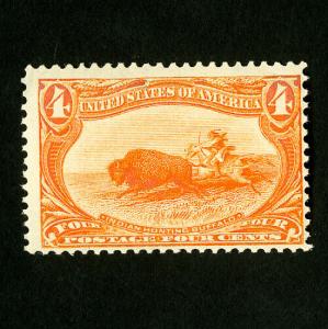 US Stamps # 287 F-VF P.O. Fresh OG NH Catalog Value $275.00