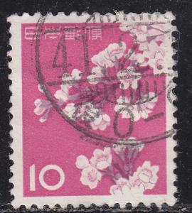 Japan 725 Used 1961 Cherry Blossoms