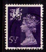 Wales - #WMMH6 Machin Queen Elizabeth II - Used