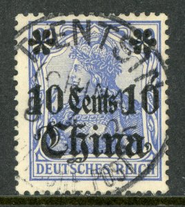 China 1901 Germany 10¢/20pf Germania Unwmk Michel 31 (Sc #40) Tientsin CDS F8