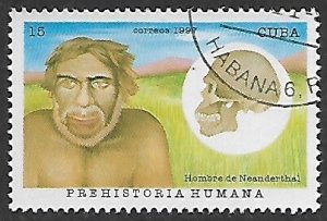 Cuba # 3880 - Neanderthaler - unused CTO.....{Z26}