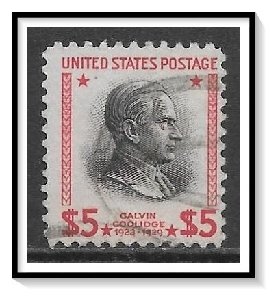 US #834 Calvin Coolidge  Used