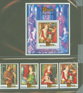 Niue #642-646  Single (Complete Set) (Paintings)