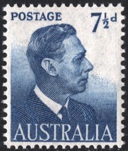 Australia SC#239 7½d King George VI (1951) MNH