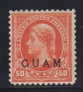 Guam # 11 VF OG mint previously hinged with nice color cv $ 350 ! see pic ! 