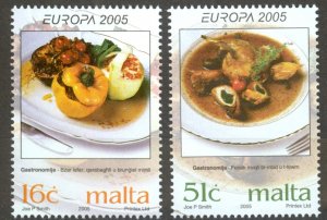 Malta Sc# 1202-1203 MNH 2005 Europa