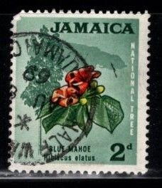 Jamaica - #219 Blue Mahoe - Used