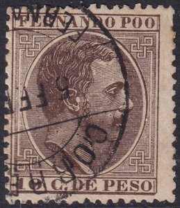 Fernando Po 1889 Sc 8 used