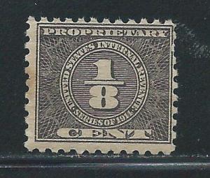 United States RB32 1/8c Numeral single Unused LH (z1)