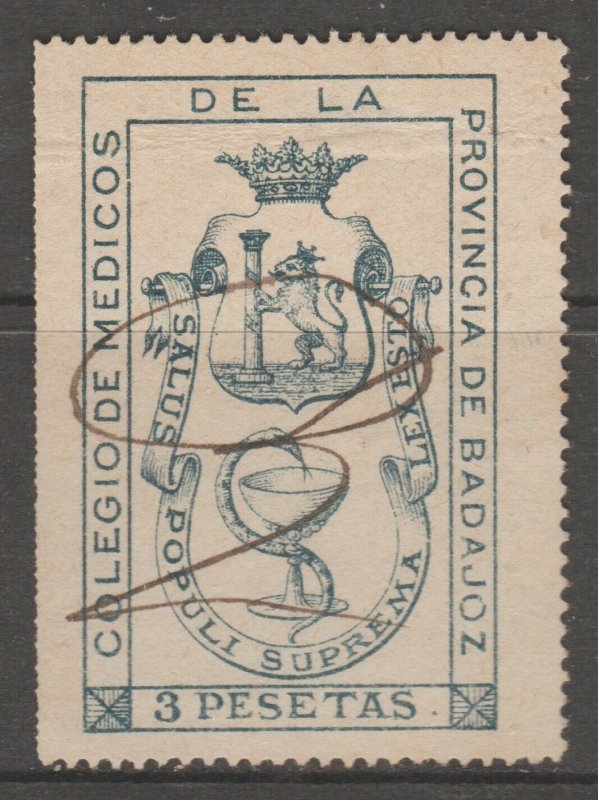 Spain Revenue Fiscal Stamp 7-20b-  scarce Legal and School