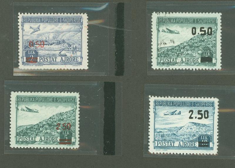 Albania C60-C63 Mint VF NH NH except RA7