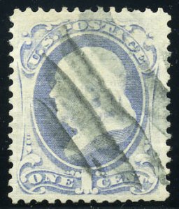 Scott #145 Superb-used. Reperfed at left. With 2021 PSE certificate.