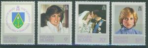 Pitcairn Islands SC#213-6 Princess Diana, set,  MNH