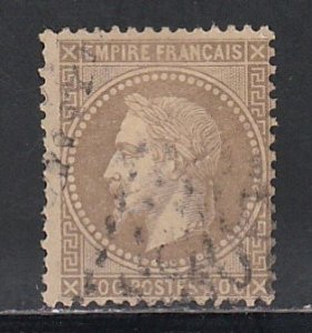 France # 34,  Emperor Napoleon III,  Used, 13 Cat