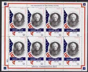 Staffa 1982 Presidents of the United States #12 Zachary T...