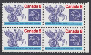 Canada #648ii Mint Block of 4