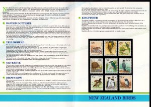 New Zealand 1988-95 Birds Mint MNH Set Presentation Pack SC 920/929
