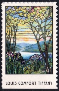 SC#4165 41¢ Louis Comfort Tiffany Booklet Single (2007) SA