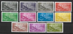 Spain C147-57 Plane and Caravel set MNH