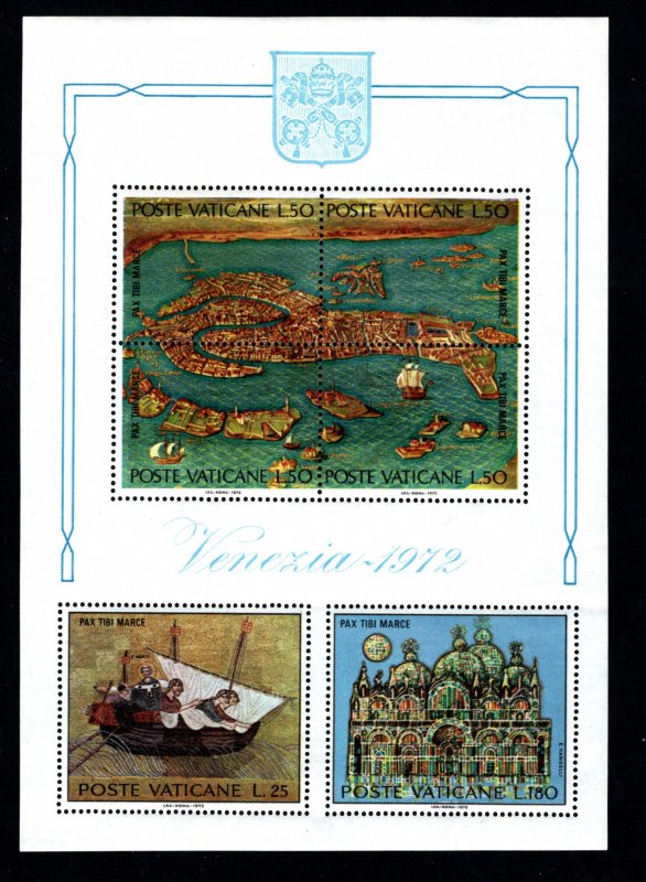 VATICAN CITY  SC# 520a  SOUVENIR SHEET  FVF/MNH