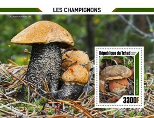 2020/11- CHAD- MUSHROOMS        1V complet set    MNH ** T