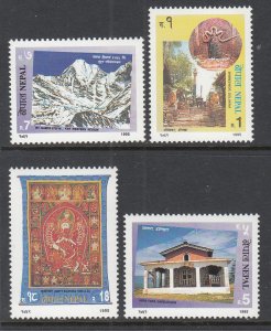 Nepal 574-577 MNH VF