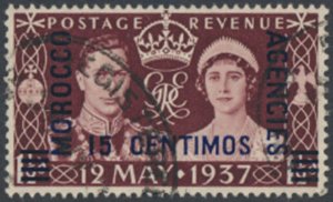 GB Morocco Agencies Abroad SG 164  SC#  82 Used Coronation  see details & scans