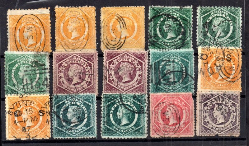 New South Wales QV unchecked collection WS16628