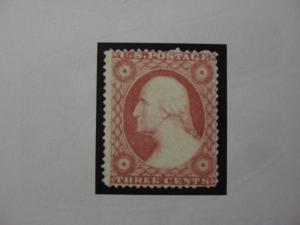 1857 SCOTT # 26  WITH CERT. 3c   M/NG/   SCV $ 25.00