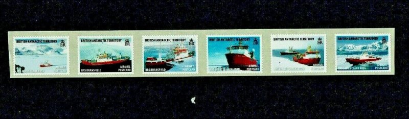 British Antarctic Territory: 2011 Research Ships, self-adhesive coil stamps.