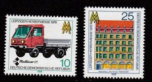 Germany - DDR # 1941-1942, Leipzig Fall Fair, Mint NH, 1/2 Cat.