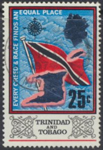 Trinidad & Tobago  SC# 153  Used  Flag see details & scans