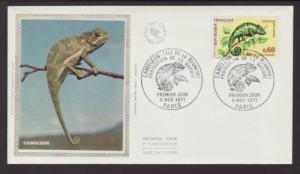 France 1321 Chameleon U/A FDC