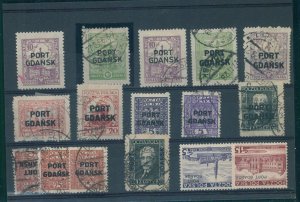 POLAND, PORT GDANSK GROUP, USED / UNUSED WITH GOOD VALUES