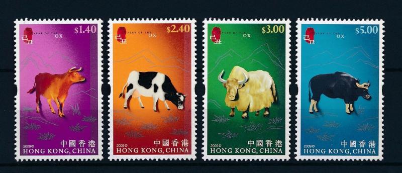 [40828] Hong Kong 2009 Animals Chinese New Year Ox Cows MNH