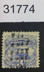 US STAMPS #114 USED LOT #31774