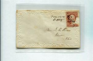 #11A 3c Washington - On Cover - GROUP of 11 covers - cv$220.00