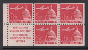 US C64b Booklet Pane MNH VF