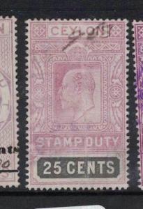 Ceylon Revenue BH 99 VFU (5drh)