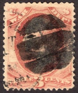 1879, US 3c, George Washington, Used, Sc O85