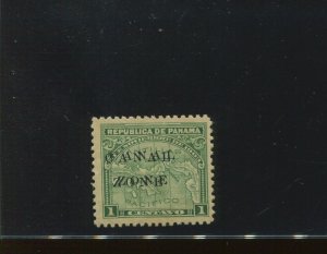 Canal Zone 9d Double 'CANAL ZONE' Overprint ERROR Mint Stamp PF Cert (Bz 131)