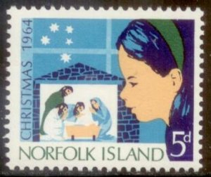 Norfolk Island 1964 SC# 68 MNH-OG E170