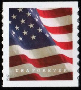 SC#5159 (49¢) U.S. Flag Coil Single (2017) SA