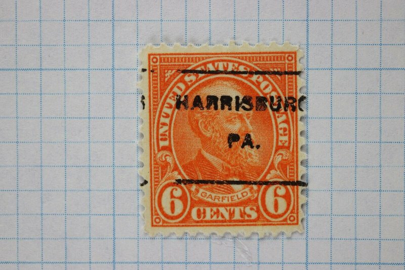 US used precancel Harrisburg PA. type L7